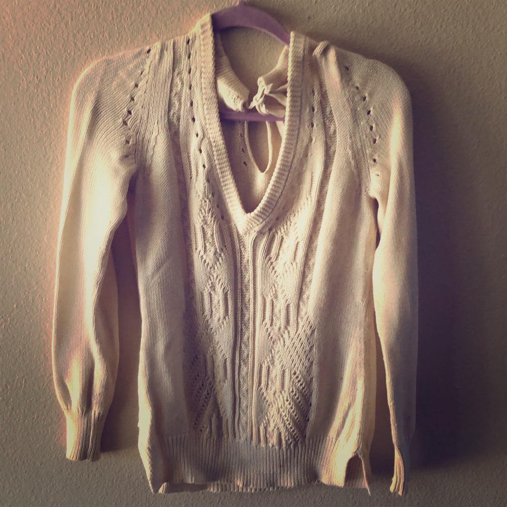 White sweater